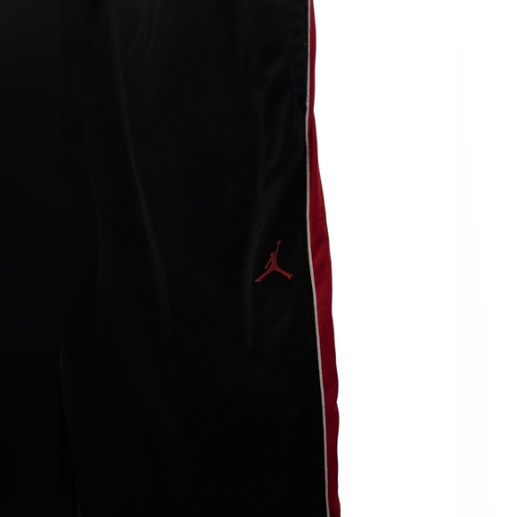 Jordan Kids Black Joggers with Red Logo - Picture 3 of 4